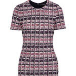 St. John metallic bouclé-tweed dress, size US 0
